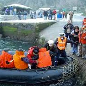 evacuacion en bote